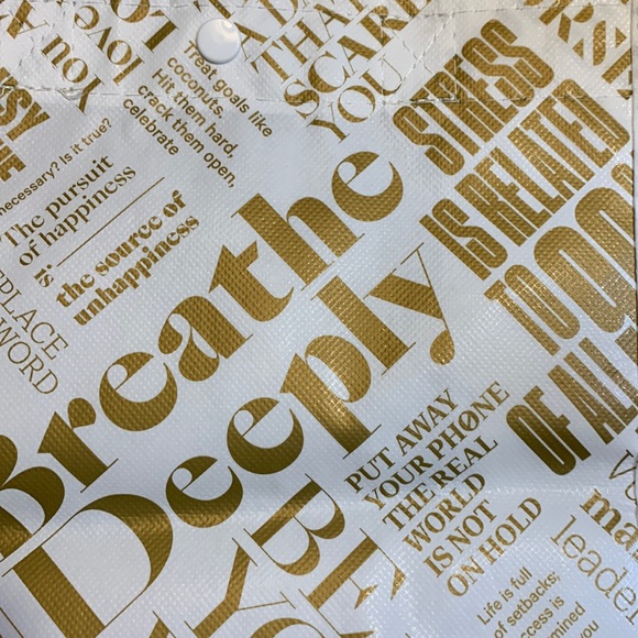 Lululemon gold small tote - Picture 2 of 5